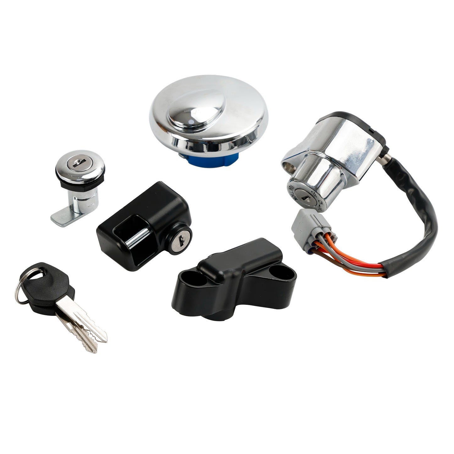 Suzuki VLR1800 Boulevard C109R 2008-2011 Ignition Switch Fuel Cap Seat Lock Set
