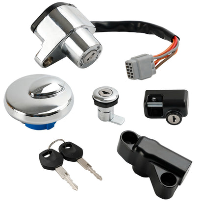 Suzuki VLR1800 Boulevard C109R 2008-2011 Ignition Switch Fuel Cap Seat Lock Set
