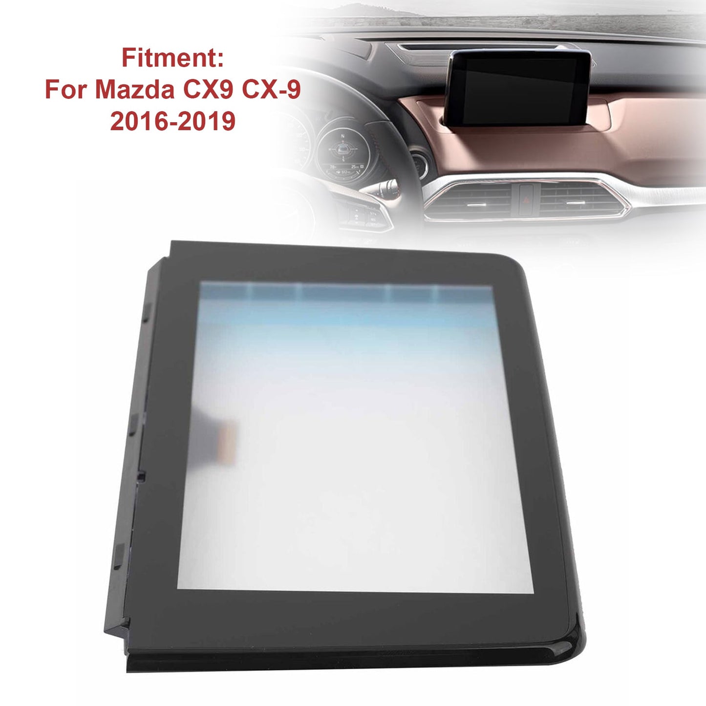 Pantalla táctil de 8" para Mazda CX9 CX-9 (2016-2019) TK49-611J0 TK49-611JA