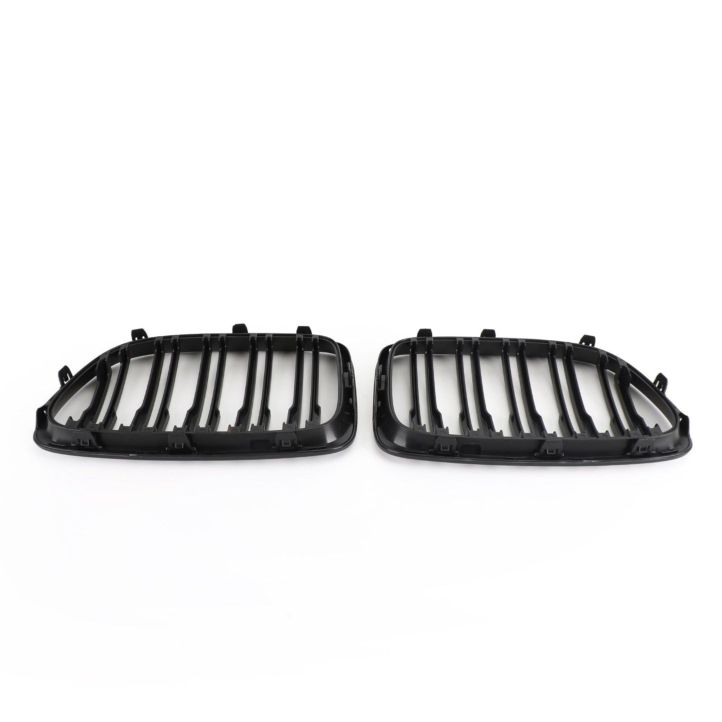BMW 2009-2014 X1 SUV 51112993305 51112993306 Matt Black Dual Slats Front Hood Kidney Grill Grille