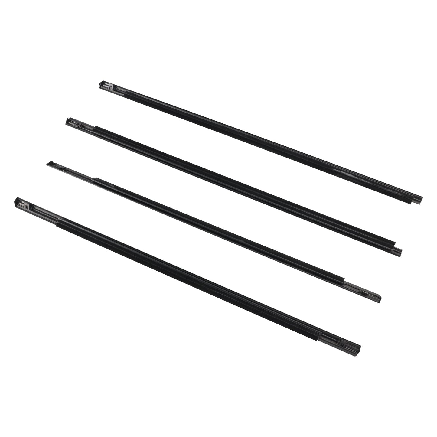 Joint d'étanchéité pour vitres Nissan X-Trail 2001-2007, 4 pièces, 80821-8H300 et 80820-8H300