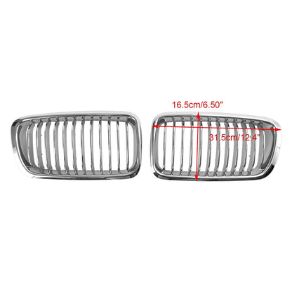 BMW 1994-2001 BMW 7 Series E38 740i/740iL/750iL/728i/735i Front Kidney Grill Chrome Grille
