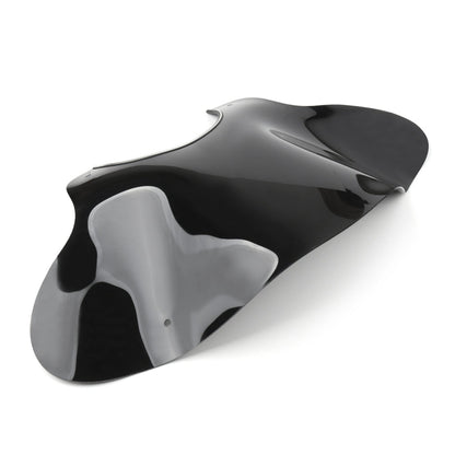 Universal Motorcycle With 7/8"or 1" Handlebar Motorcycle Cruiser Windshield Windscreen with Mounting kit Black