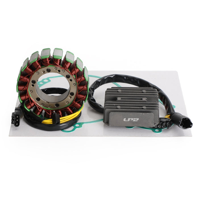2005-2019 BMW F800R K73 Magneto Stator Coil 12318524422 + Rectifier Regulator 61312346550 + Gasket 11147670688