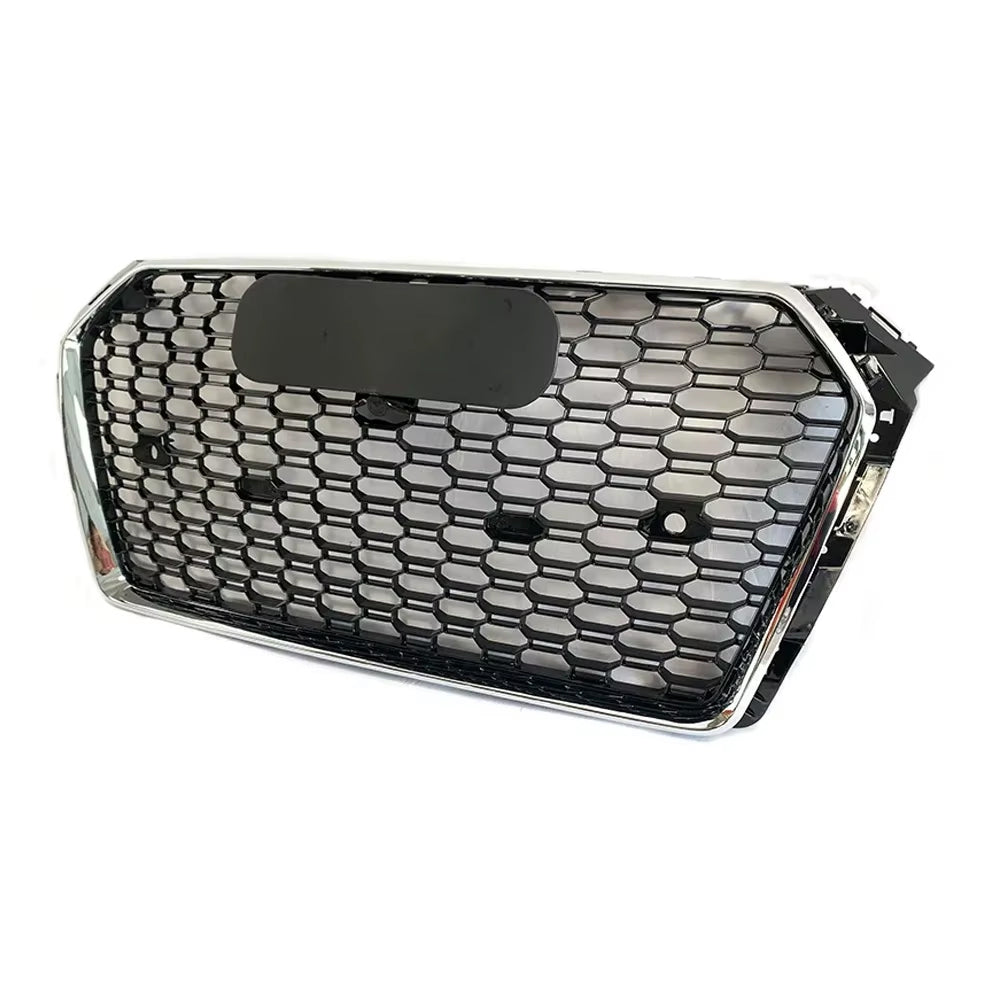 2016-2019 Audi A4 S4 B9 To RS4 Style Front Bumper Grill High Quality Honeycomb Upper Grill