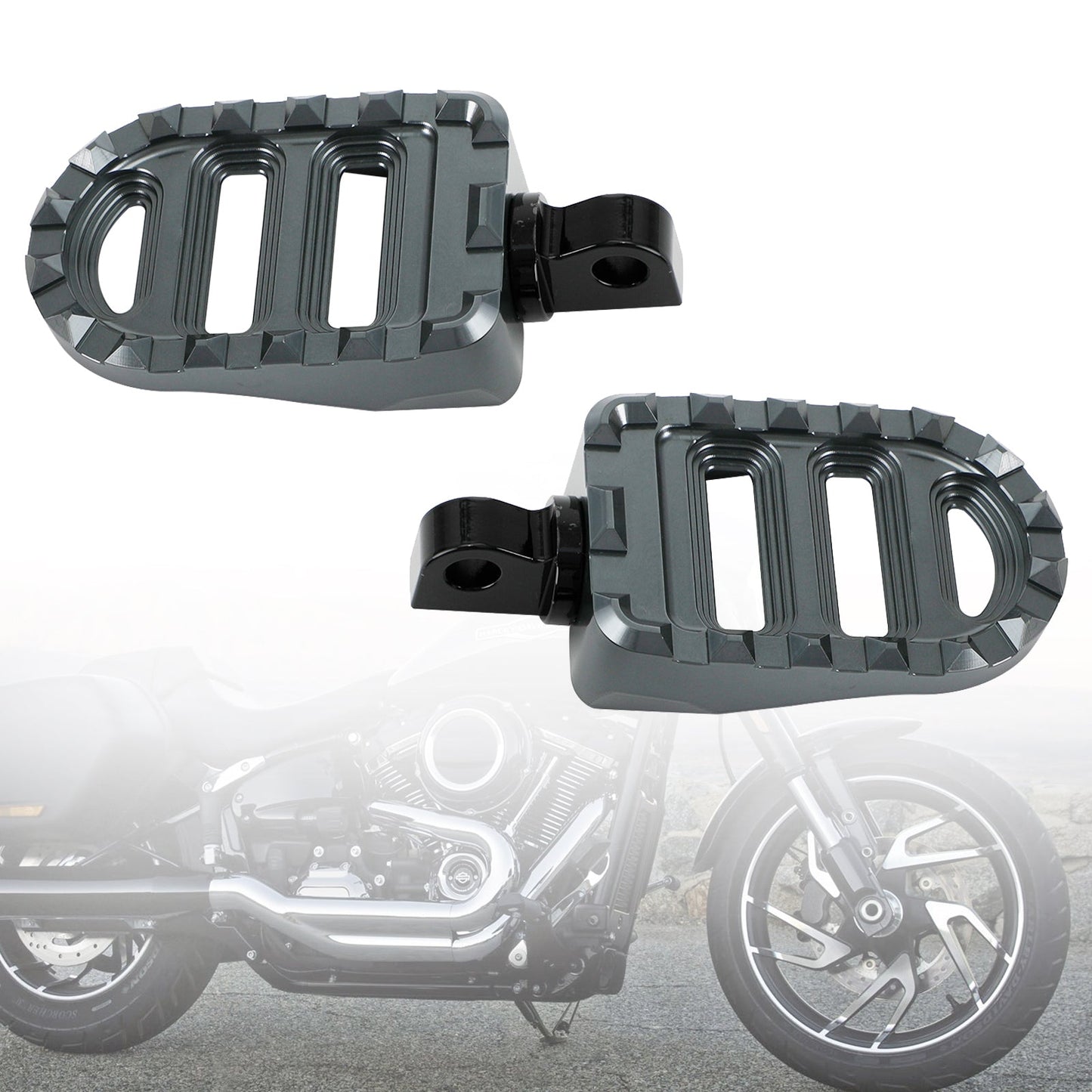 Repose-pieds avant pour Dyna Sportster 883 Electra Glide Road Glide
