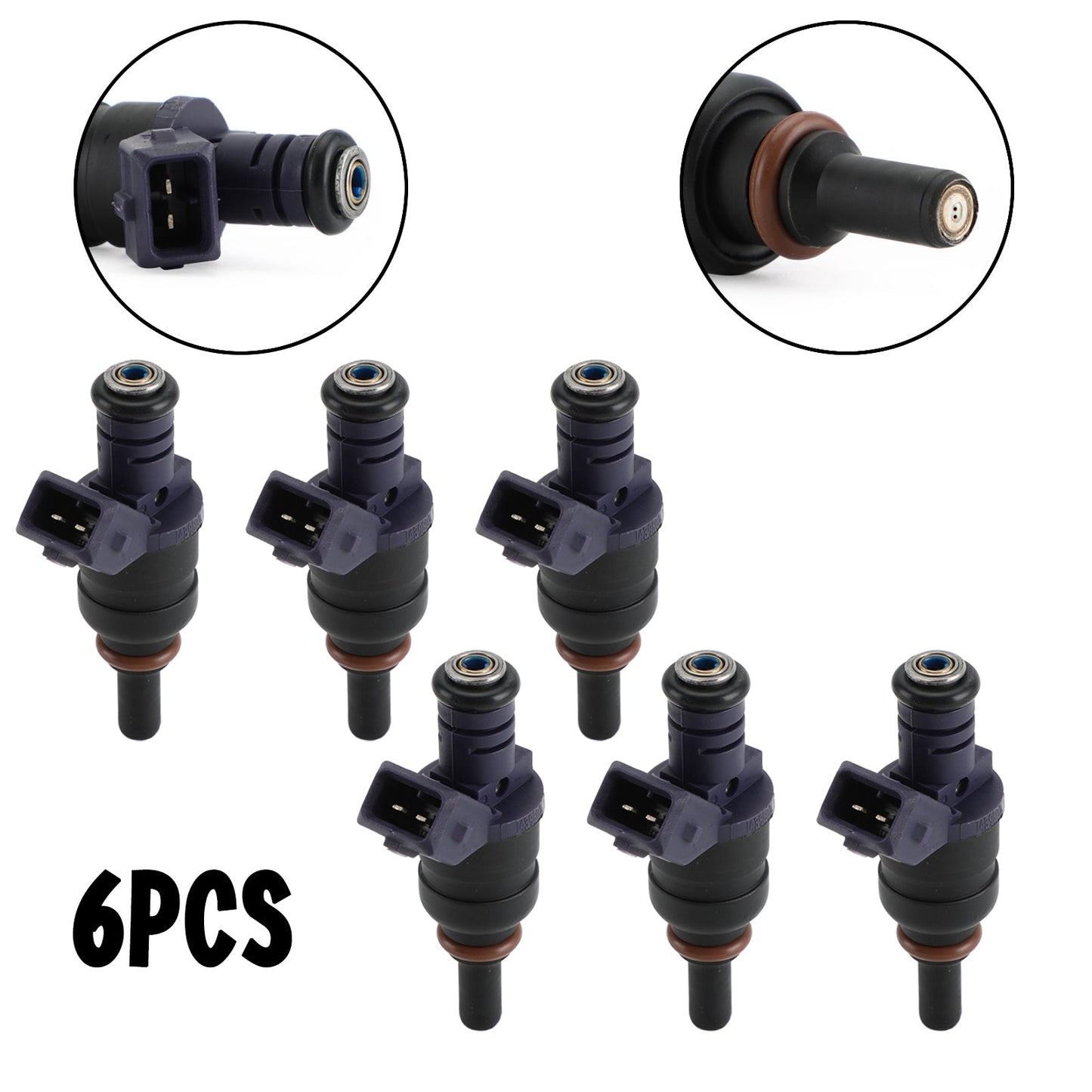 2004-2006 BMW X3 3.0L 6PCS Fuel Injectors 13641439800