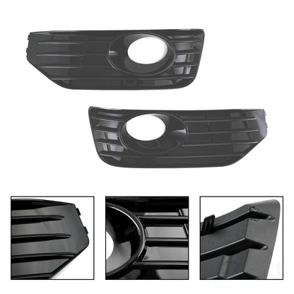 Volkswagen 2010-2015 Transporter Caravelle T5 T5.1 S-Line Fog Lamp Light Cover Insert S-line Grill Gloss Black