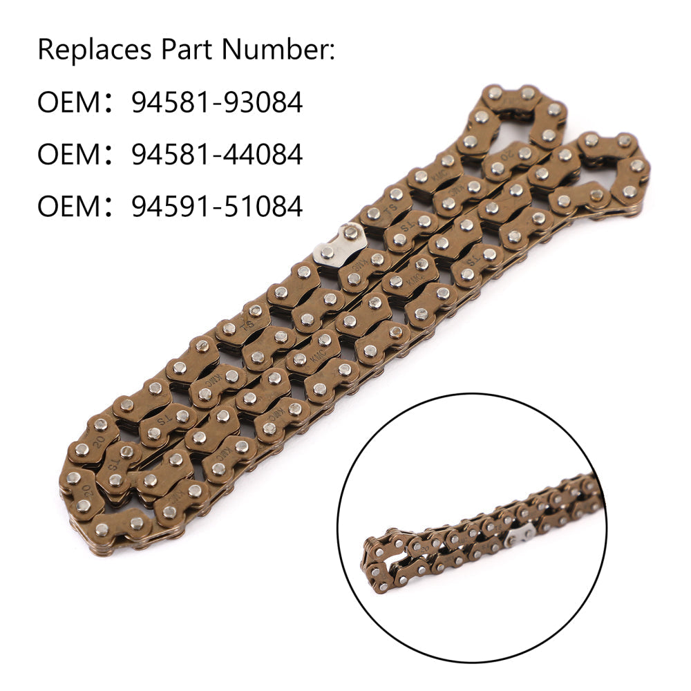 Drive Chain For Yamaha 94581-93084 94581-44084 94591-51084 T90D T90N Yb-1 Yb50