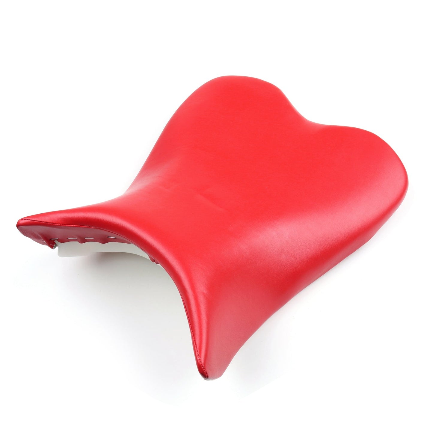 Housse de selle pilote avant en cuir rouge pour Yamaha YZF R1 2009-2011