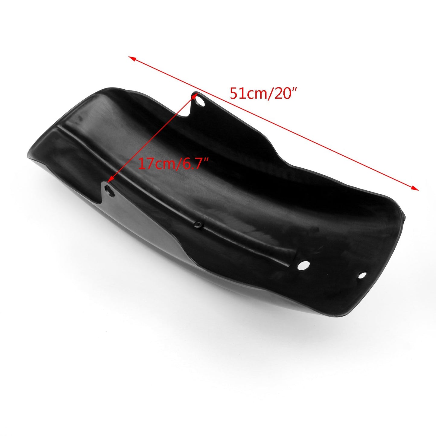 Garde-boue arrière pour Sportster Bobber Chopper Cafe Racer Noir