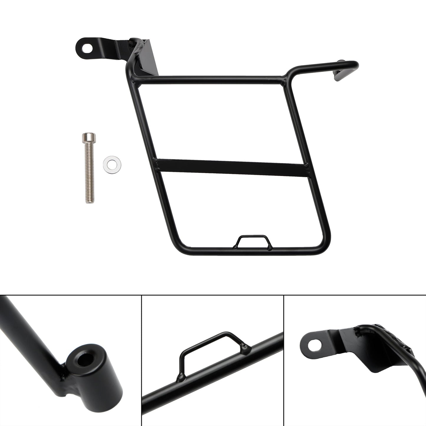 Luggage Rack Side Saddle Bag Mount Bracket Left For For Honda Ct125 Hunter Cub Trail