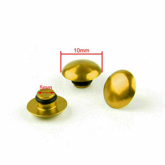 Cache-écrou à six pans creux universel M6 6 mm pour moto, doré