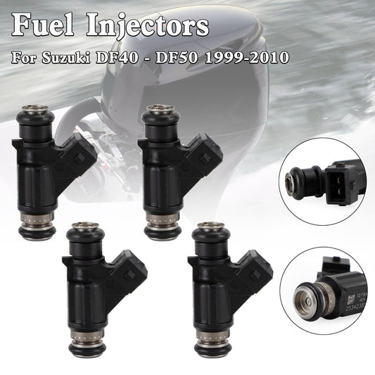 4 inyectores de combustible 25342385 para Mercury Marine EFI de 4 tiempos, 30, 40, 50 y 60 HP