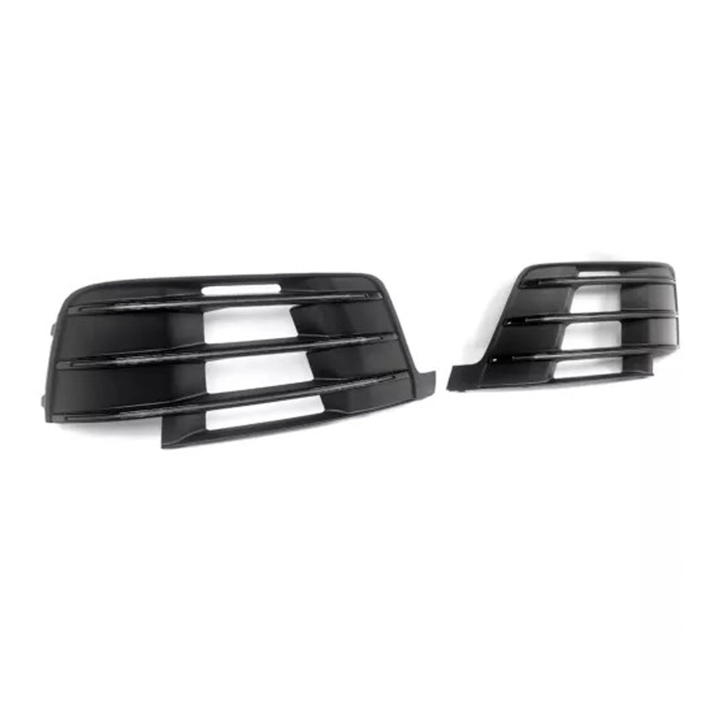 2X Original Car Front Bumper Fog Light Grilles For Audi Q7 S-Line 2016-2019