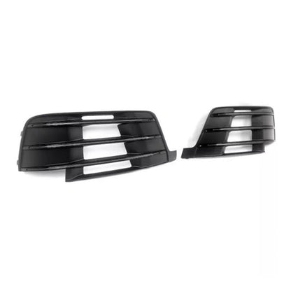 2X Original Car Front Bumper Fog Light Grilles For Audi Q7 S-Line 2016-2019