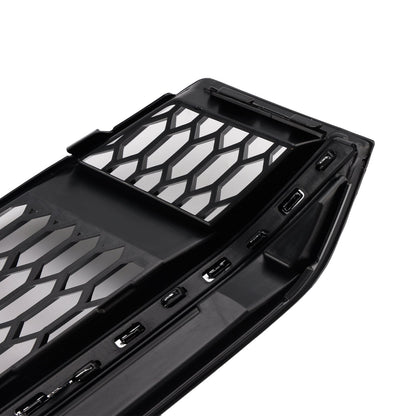 2016-2018 2PCS Fog Light Cover Grille Grill Fit AUDI A4 B9 S-Line S4