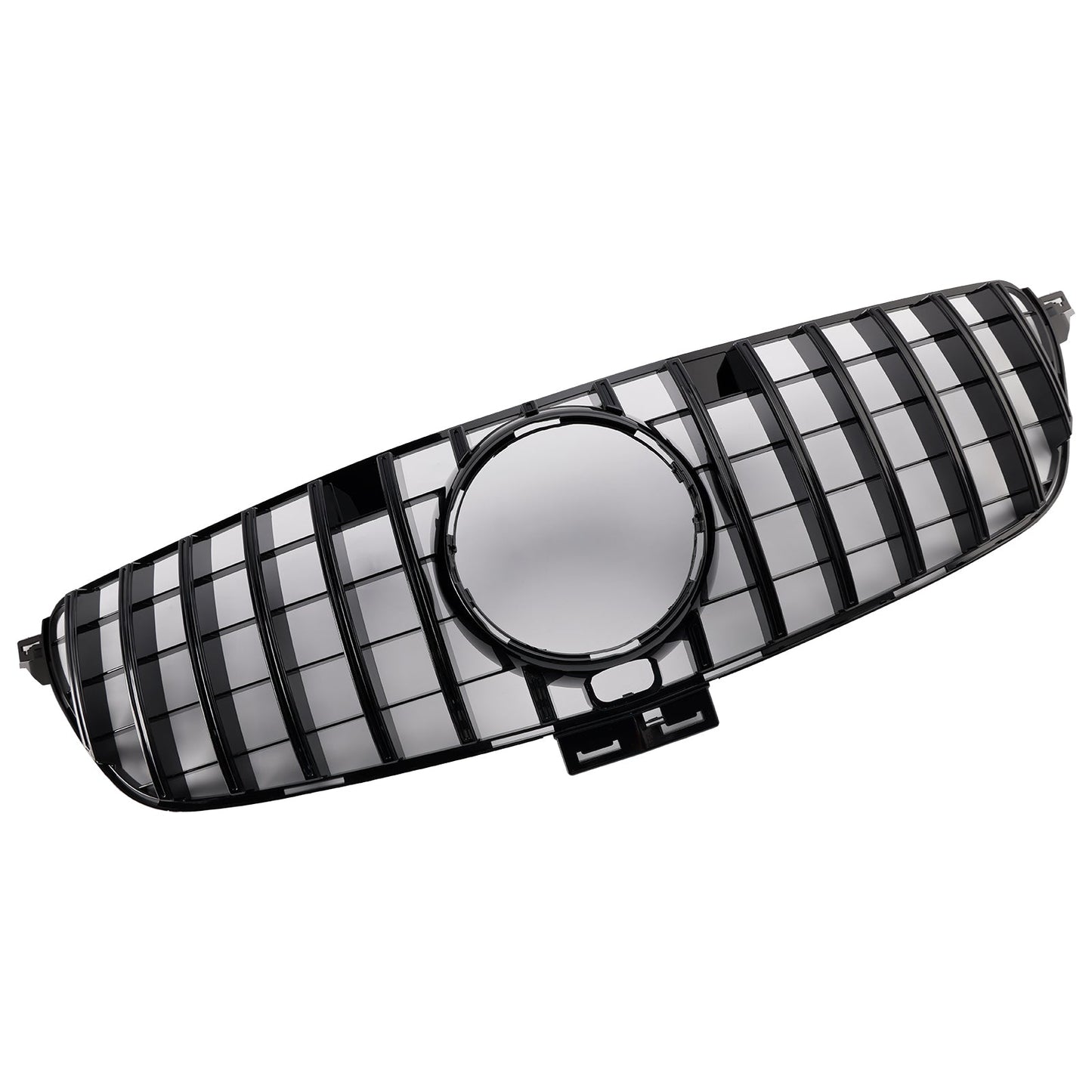 GT Style Front Bumper Grille Grill Fit Mercedes Benz GLE-Class W166 2015-2018