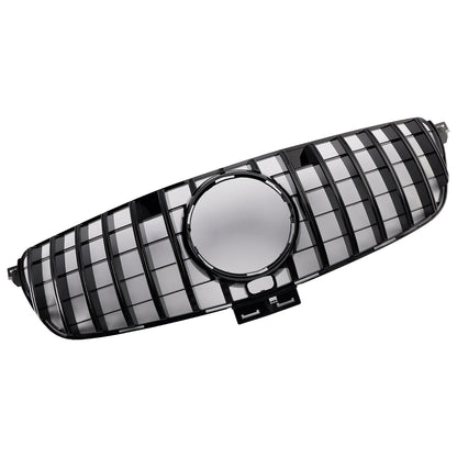 GT Style Front Bumper Grille Grill Fit Mercedes Benz GLE-Class W166 2015-2018