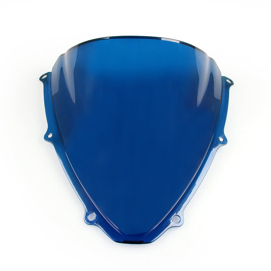 Pare-brise double bulle pour Suzuki GSXR 600/750 2006-2007 K6 Bleu