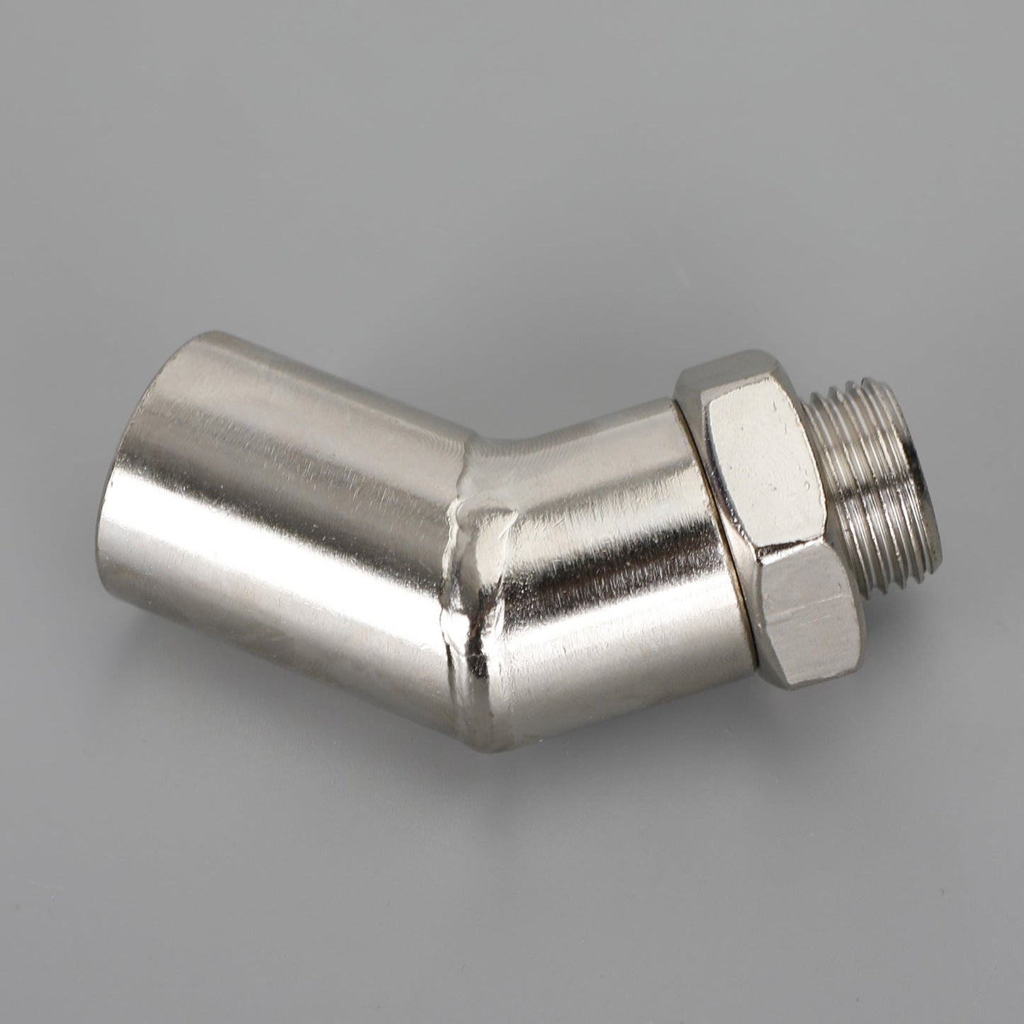 M18 X 1.5 135 Degree Catalytic Converter CEL Oxygen Sensor Extender Adapter Spacer