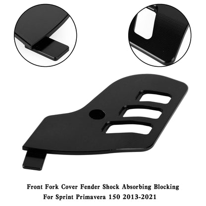 Front Fork Cover Fender Shock Absorbing Blocking For Vespa Sprint Primavera 150