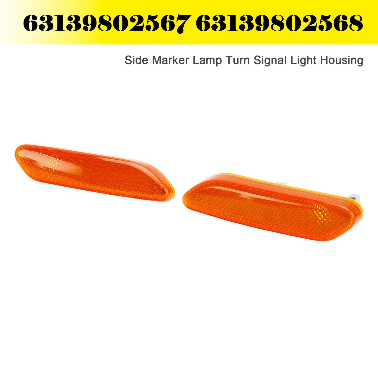 Paire de boîtiers de clignotants et de feux de position latéraux pour MINI R61 Paceman 2012-2017 63139802567 63139802568