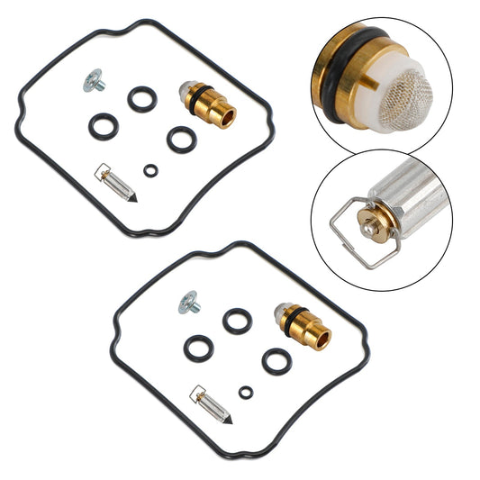 Kit de reparación y reconstrucción de carburador de 2 piezas para Yamaha FZR400(1WG)R/RR (versión 1988-1990)
