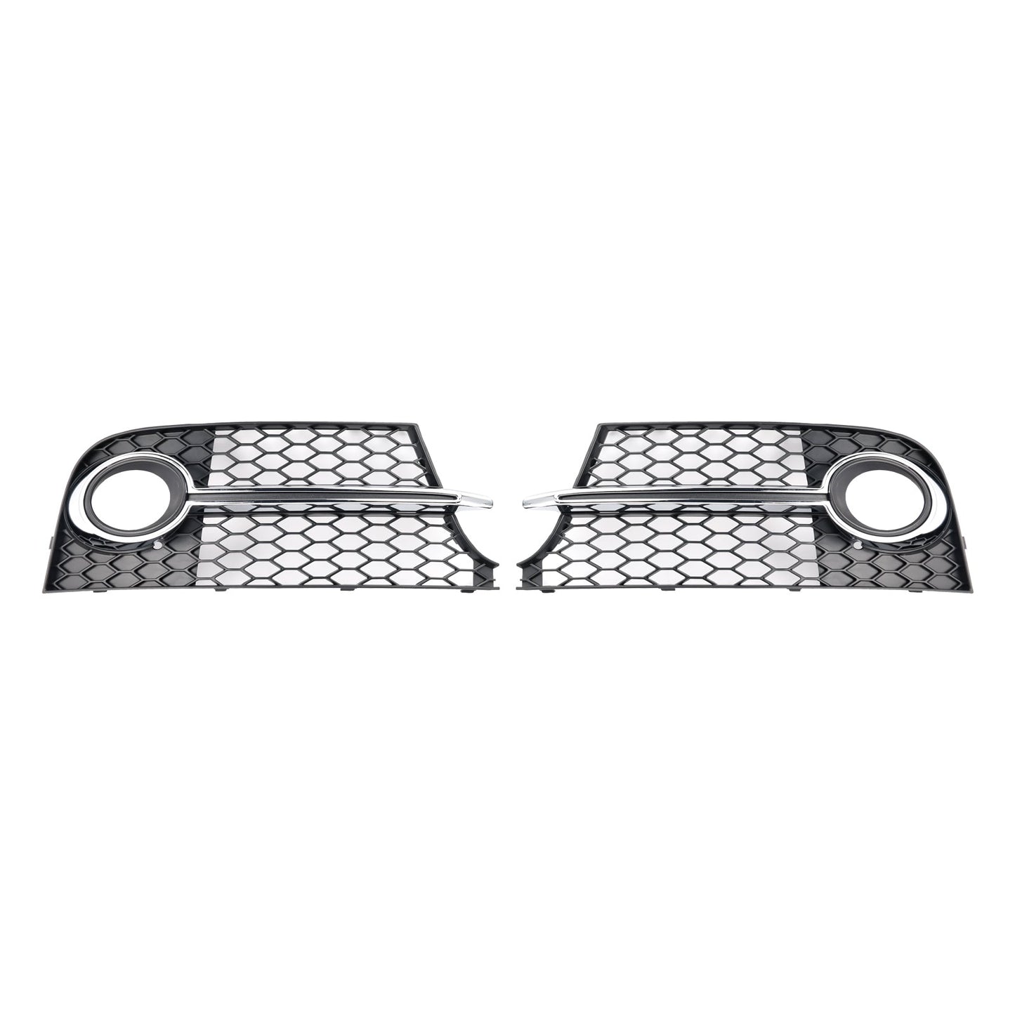 2011-14 Chrome Front Bumper Fog Light Grille Fit Audi TT MK2 S-Line TTS