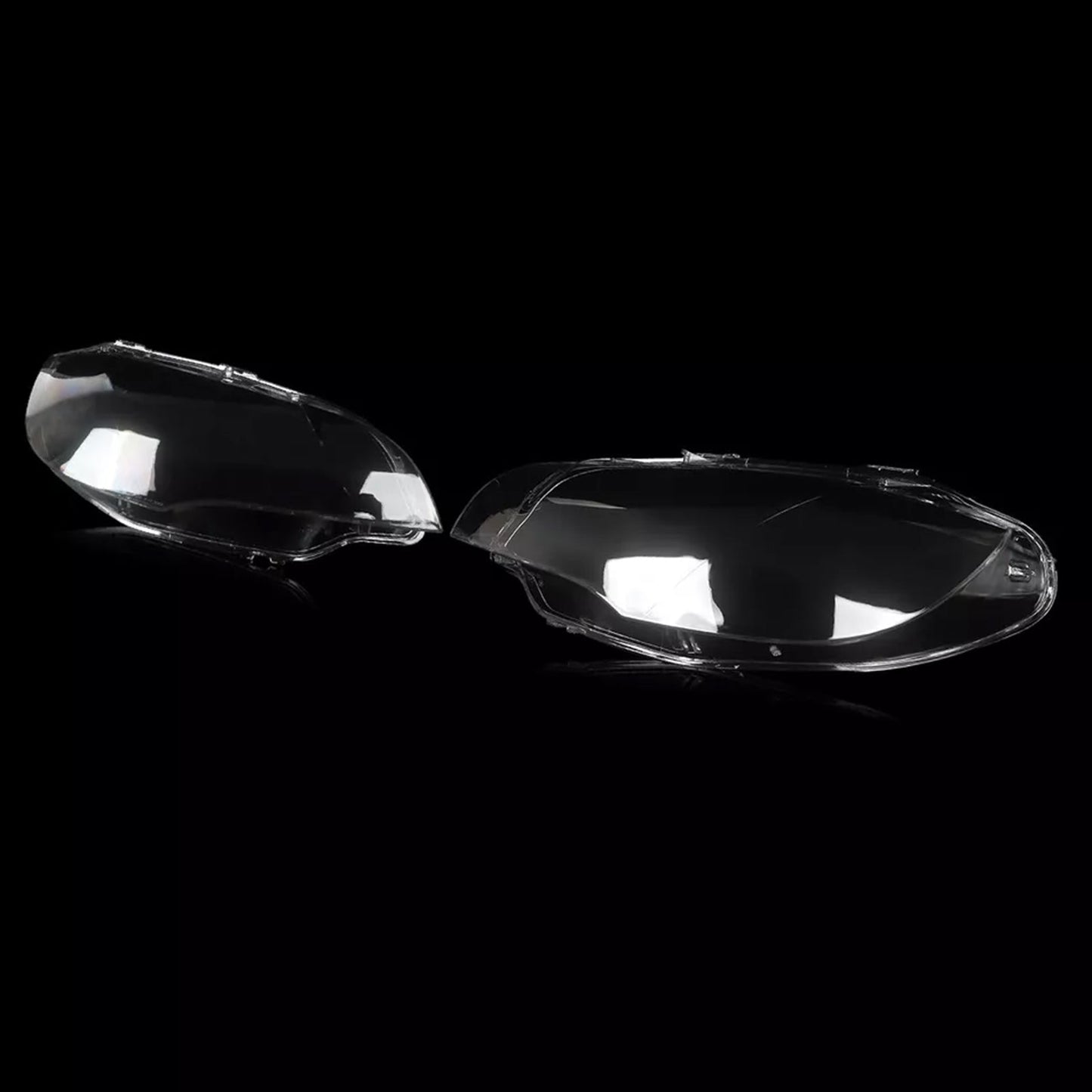 2008-2014 BMW E71 X6 2 pièces couvercle de lentille de phare transparent phare gauche + droit 63117271371 63117271372