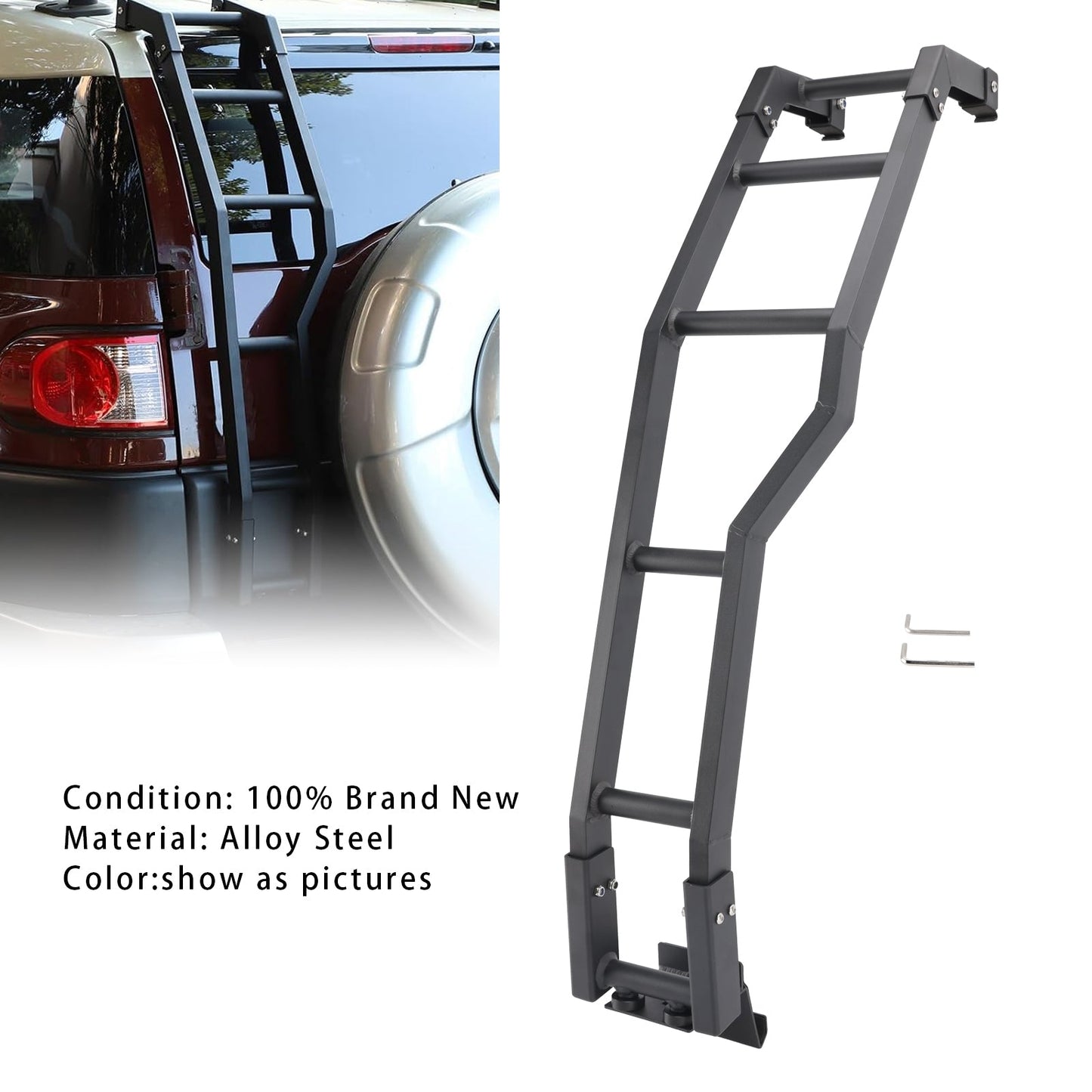 2007-2021 Toyota FJ Cruiser Rear Gate Ladder Kit Left Side