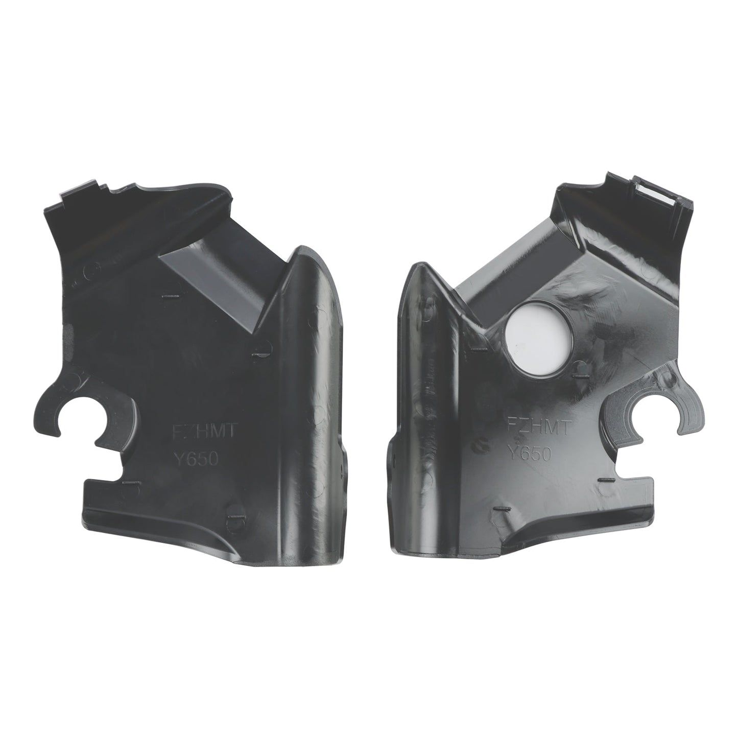 97-03 Yamaha XVS400 XVS650 Drag Star V-Star 650 Cubierta del cuello del marco de la horquilla negra