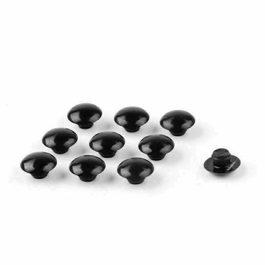 Cache-écrou à six pans creux universel M6 6 mm pour moto, noir