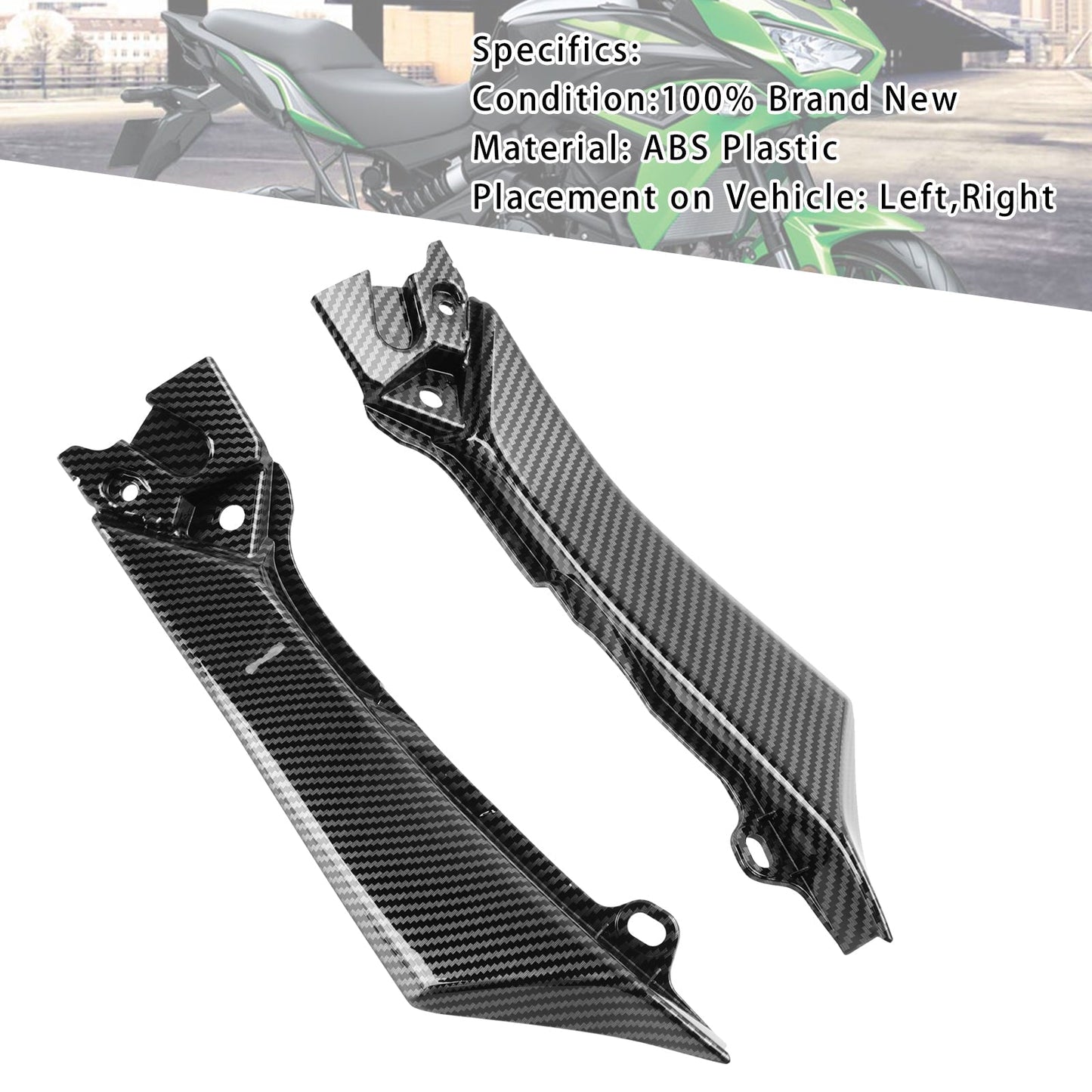 Panel de carenado del asiento lateral Kawasaki Versys 650 KLE650 22-24