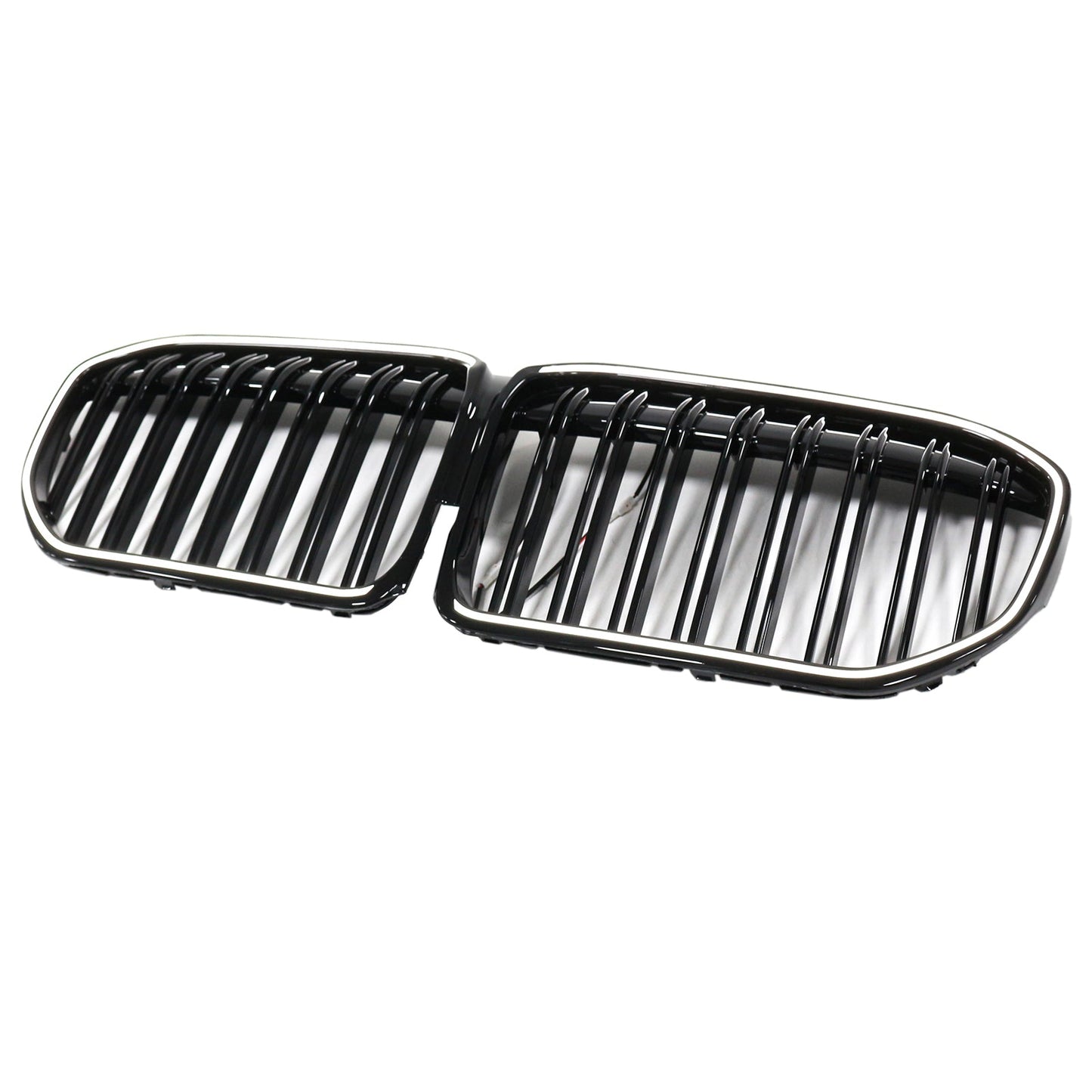 2019-2022 BMW 7 Series G11 G12 Double Slat Gloss Black Front Grill Grille