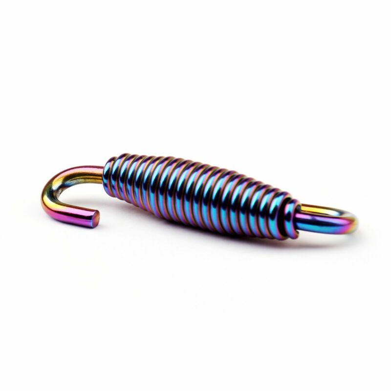 Universal Kr��mmer Edelstahl CO L?nge AH ​​Auspuff 64mm Auspufffeder Feder 4 St��ck 