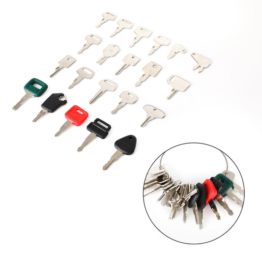 Juego de llaves de encendido para maquinaria de construcción pesada (21 unidades) para Case, JD, Volvo, JCB y Komatsu