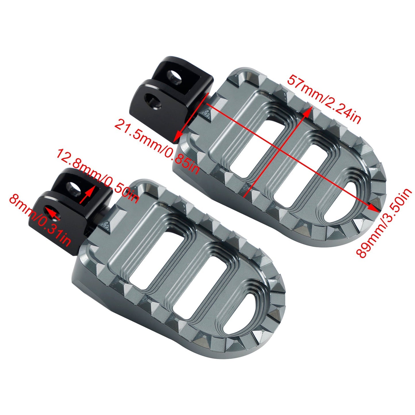 Reposapiés delanteros para Meteor 350 21-23 y Classic 350 22-23 y todos los años, nuevos reposapiés Bullet 350