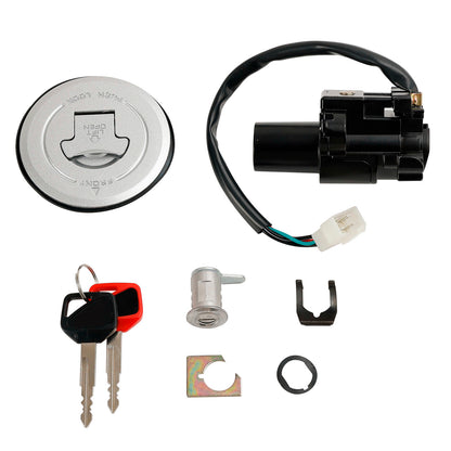 Honda CB250F Hornet S 600 2000-2007 Ignition Switch Fuel Tank Cap Seat Lock Set