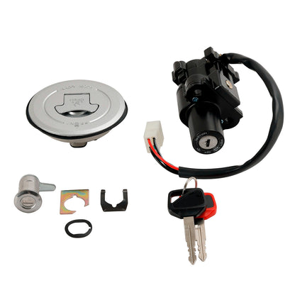 Honda CB250F Hornet S 600 2000-2007 Ignition Switch Fuel Tank Cap Seat Lock Set