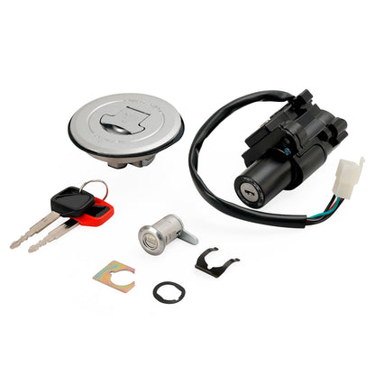 Honda CB250F Hornet S 600 2000-2007 Ignition Switch Fuel Tank Cap Seat Lock Set