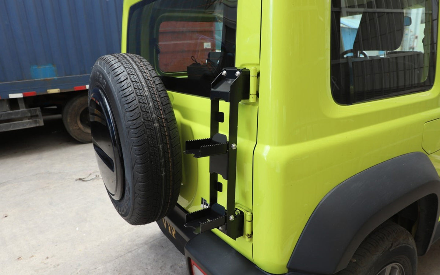 2019+ Suzuki Jimny Black Rear Tailgate Hinge Foot Pedal Side Step Exterior