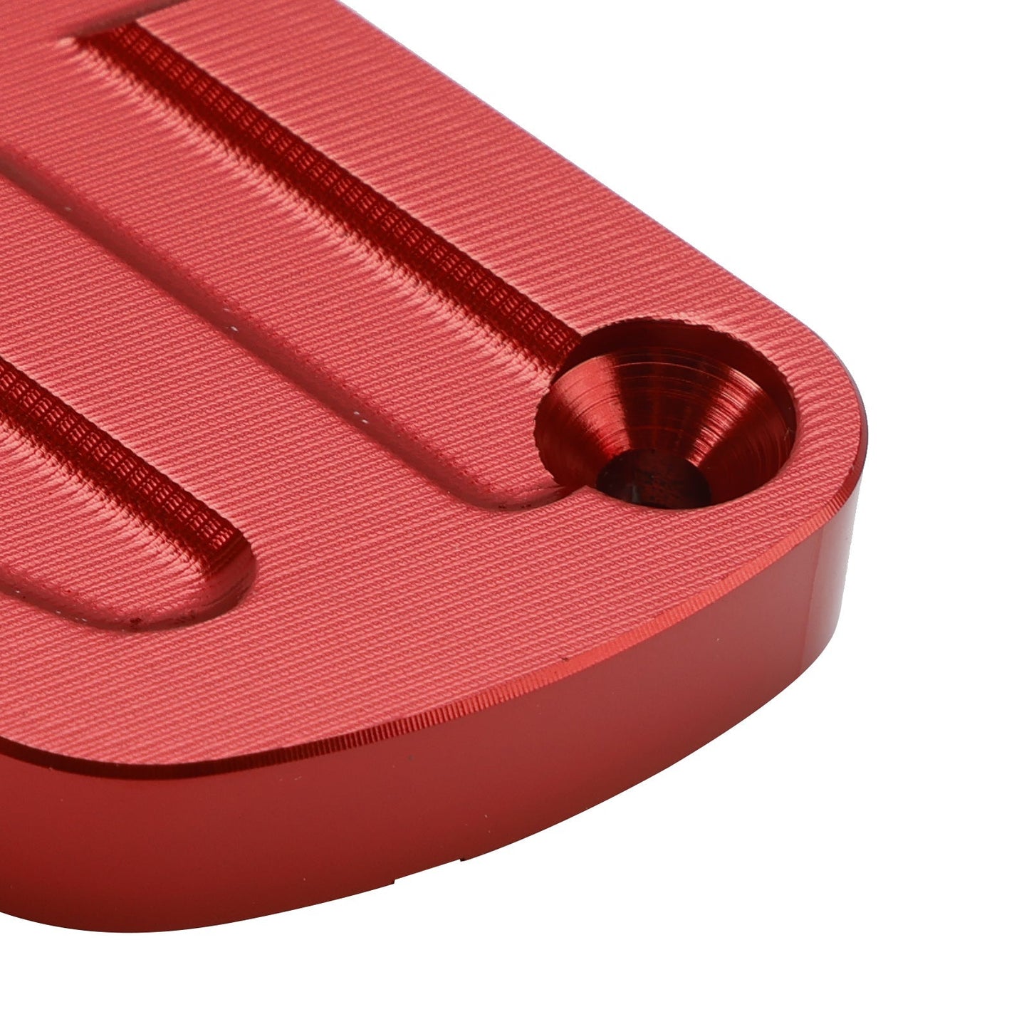 Tapa de líquido de freno delantero de aluminio MOTO GUZZI V85 TT 850 19-24, color rojo