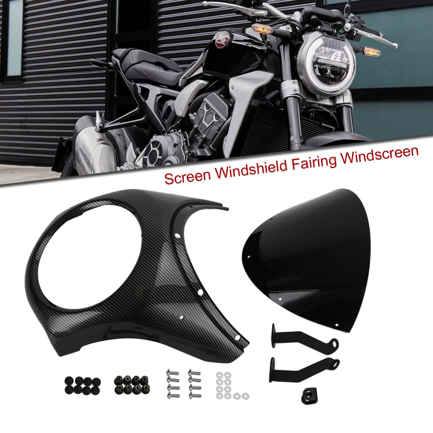Headlight Windshield Fairing Windscreen For For Honda CB1000R CB650R 2019-2021 C