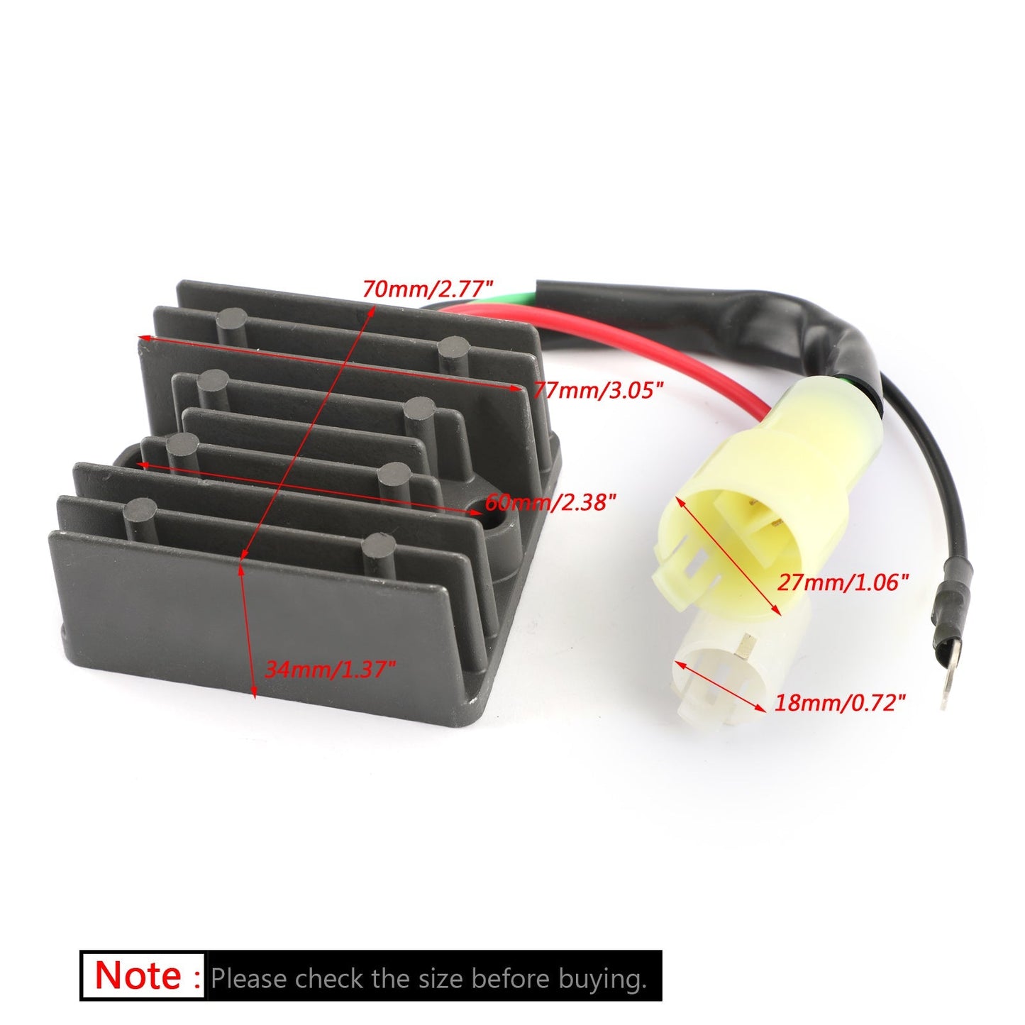 1996-1999 Yamaha S130 S150 S115 TLR/TXR #6R3-81960-10 6R3-81960-00 Voltage Rectifier Regulato