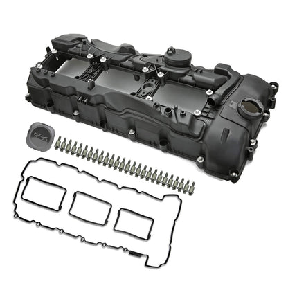 2015-2018 BMW F26 X4 M40i-265 kW (355 bhp) N55B30T0 3.0T N55B62 Engine Valve Cover w / Gasket+Cap 11127570292 E378-AS
