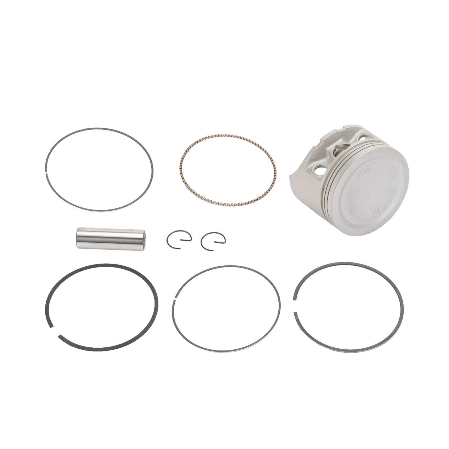 Engine Piston Kit Standard Bore 78.5Mm Fit For Honda Rancher Trx350Fe Te 00-06