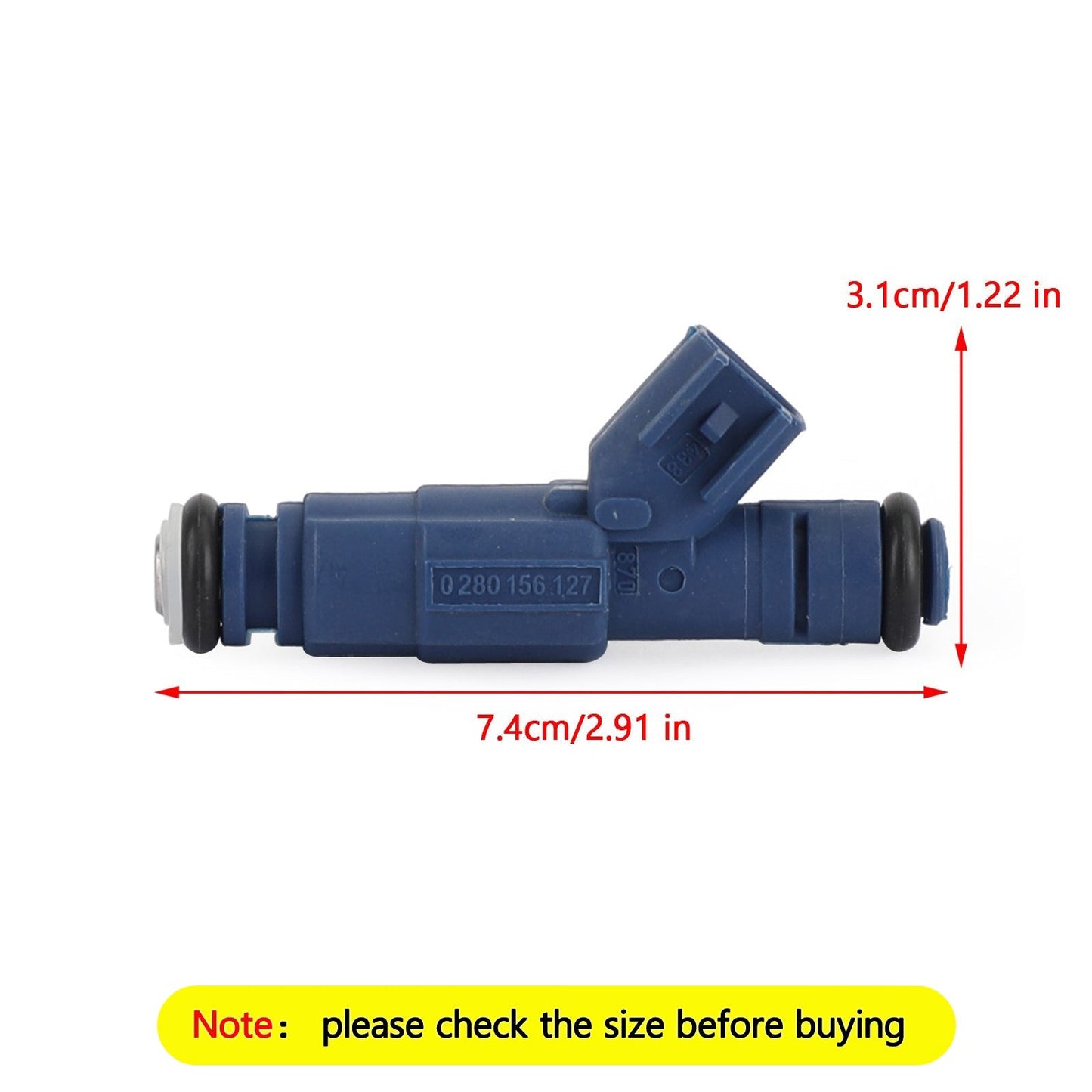 1 injecteur de carburant 0280156127 pour Ford Mustang 1996-2014 4,6l 5,0l V8
