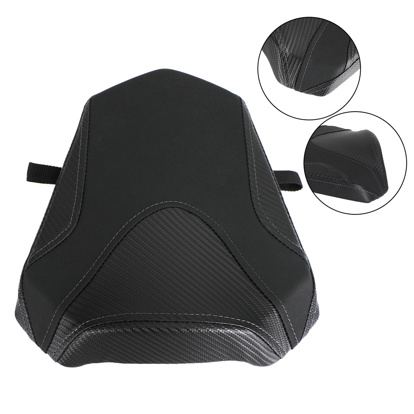 Coussin de siège passager arrière plat et épais pour Honda CBR500R CBR 500R 19-21 2020 Rouge