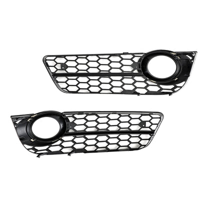 2007-2011  Audi A5 Standart Pair Honeycomb Front Fog Light Cover Grille 1522024